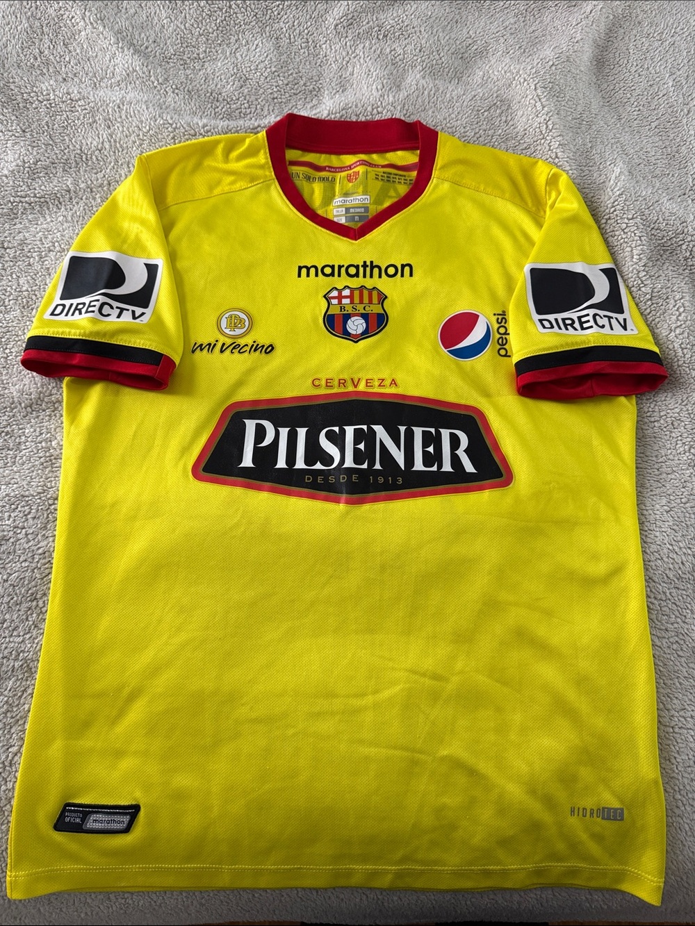 VINTAGE Barcelona SC πͺπ¨ 2014-15 Home Marathon League Jersey
